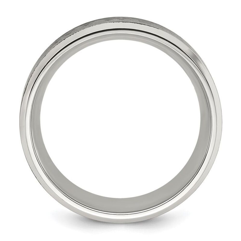 Kazi Luxury Chisel Titanium With Brushed Center L… - image 2